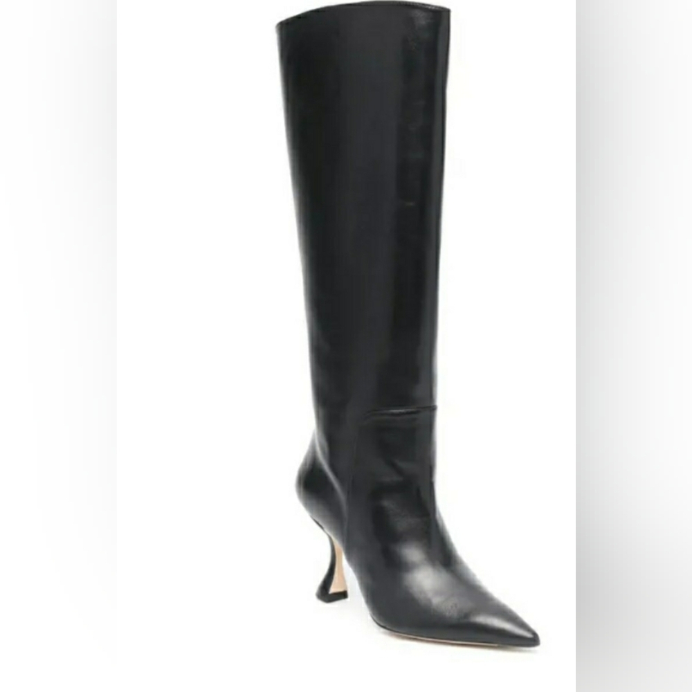 Stuart Weitzman 95mm pointed leather boots